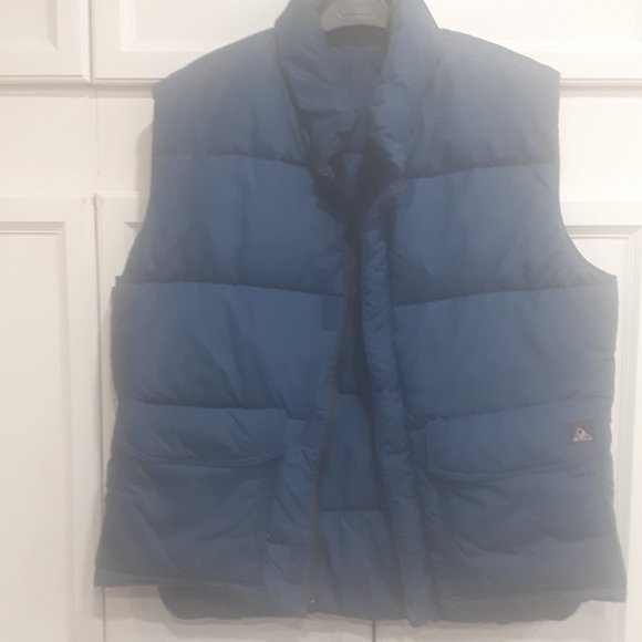 Naturebound puffer navy blue, lightweight extra thick warm Velcro clips & zipper - Picture 5 of 9